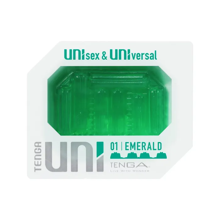 Tenga Male Sex Toys | Tenga UNI Emerald Sleeve Masturbator