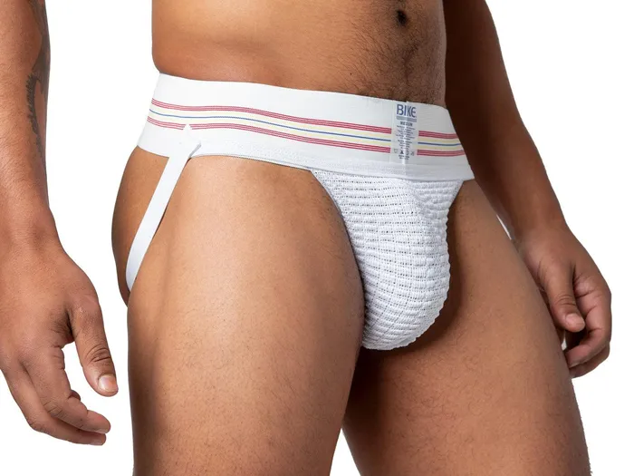 Bike Bike Original Jockstrap Herenslip Elastische Tailleband 75 cm Wit Male Sex Toys Bike Bike Original Jockstrap Herenslip Elastische Tailleband 75 cm Wit Male Sex Toys