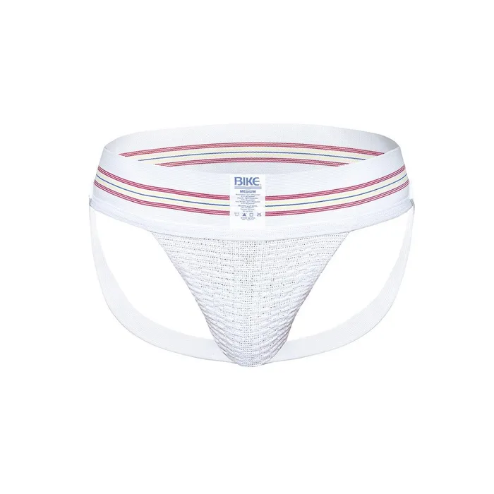 Bike Bike Original - Jockstrap Herenslip - Elastische Tailleband 7,5 cm - Wit | Male Sex Toys