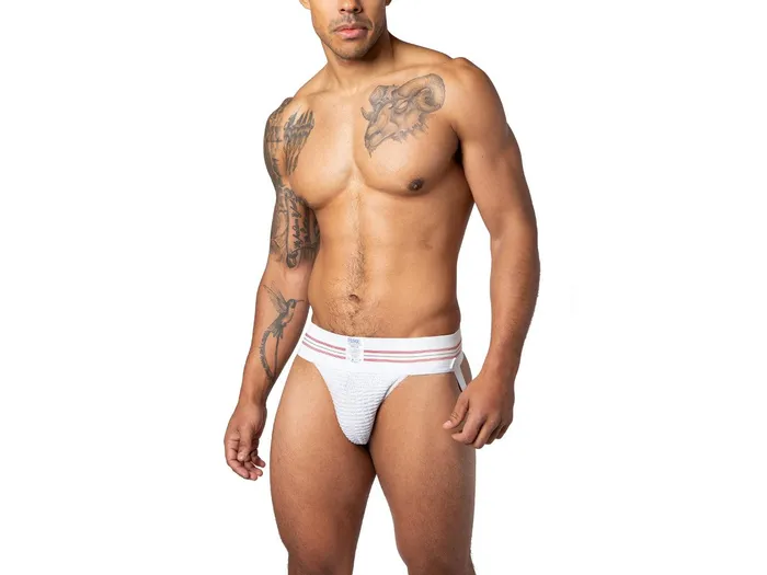 Bike Bike Original - Jockstrap Herenslip - Elastische Tailleband 7,5 cm - Wit | Male Sex Toys