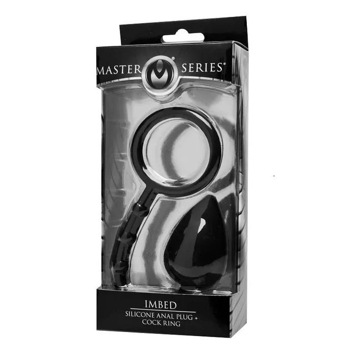 Imbed l Silicone Anal Plug Cock Ring XR Brand Male Sex Toys