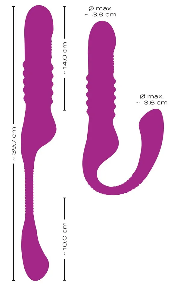 Javida Vibrators | Vibratore Rabbit Up & Down e Doppia Stimolazione Vaginale/Clitoridea
