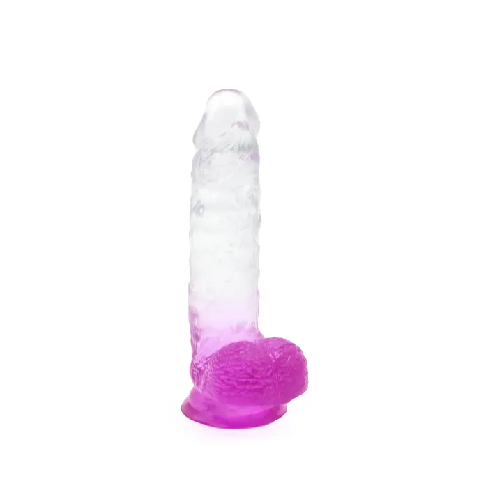 Kiotos COX Dildos | Kiotos Cox Color - Gekleurde Dildo 08 - 18,5 x 4 cm - Transparant/Paars