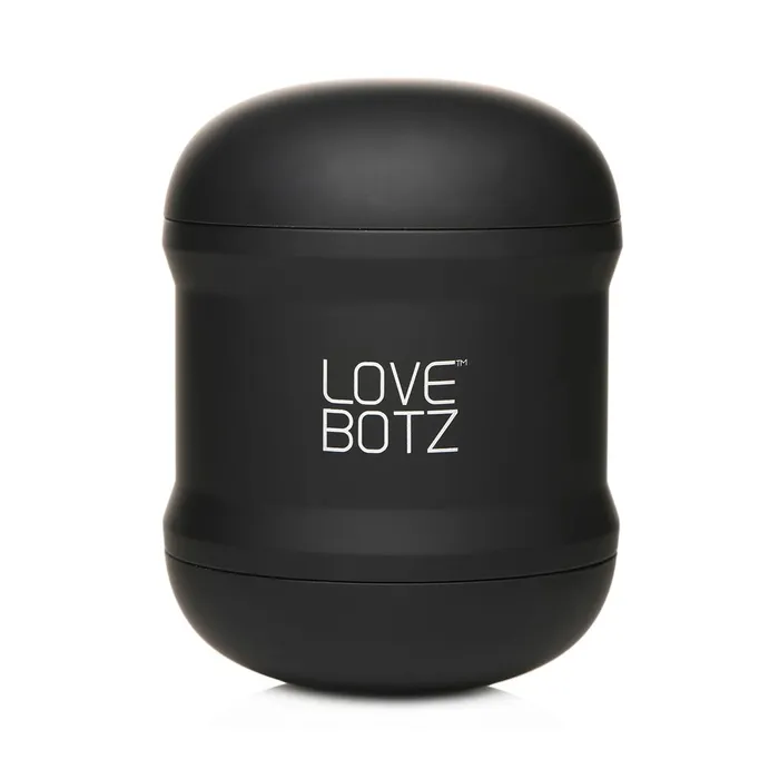 Lovebotz Male Sex Toys | Love Botz - Masturbator - 10X Cyber Stroke Vibrating Stroker - Dubbele open uiteinden - zwart