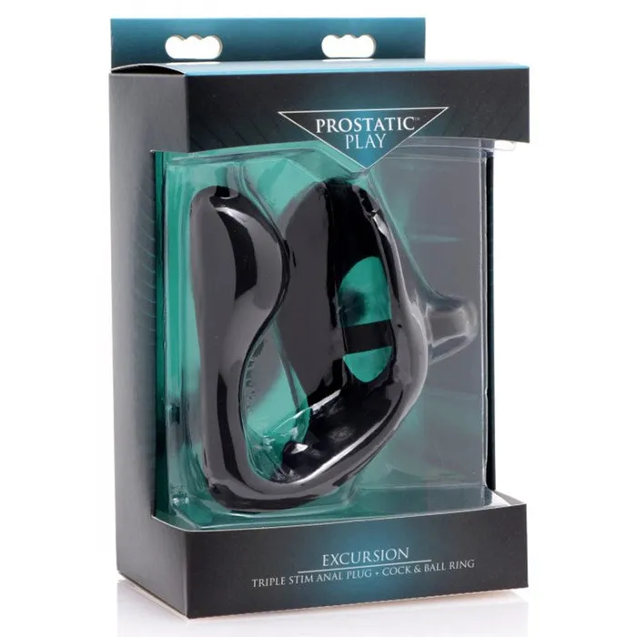 XR Brand Male Sex Toys Excursion Triple Stim Anal Plug Cock and Ball Ring