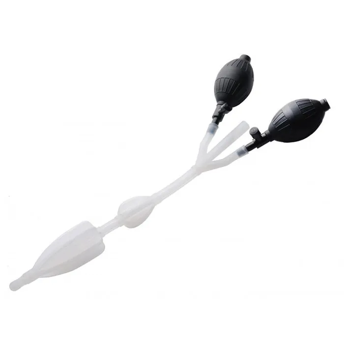 XR Brand Male Sex Toys | Silicone Anal Catheter with Bulbs XR Brand Male Sex Toys | Silicone Anal Catheter with Bulbs