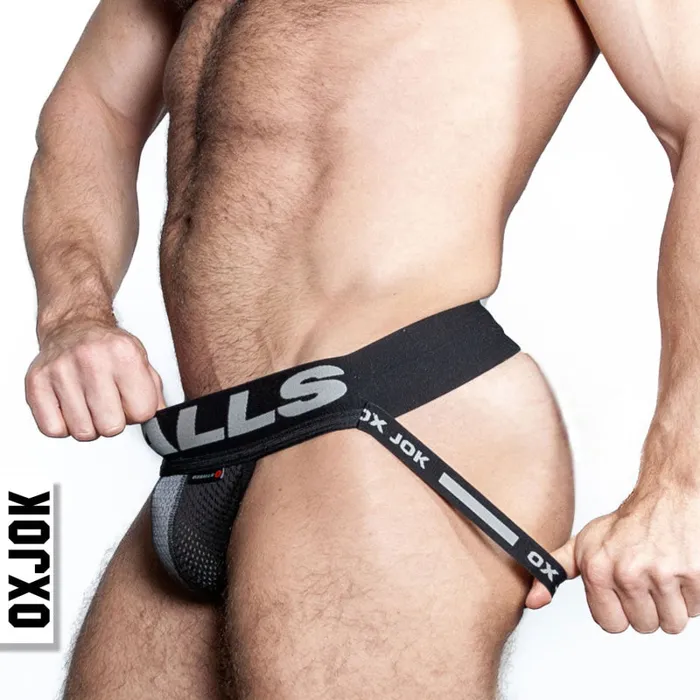 Airmesh Upthrust Slider-Strap Jock Tar Black Small | Oxjok Anal Airmesh Upthrust Slider-Strap Jock Tar Black Small | Oxjok Anal