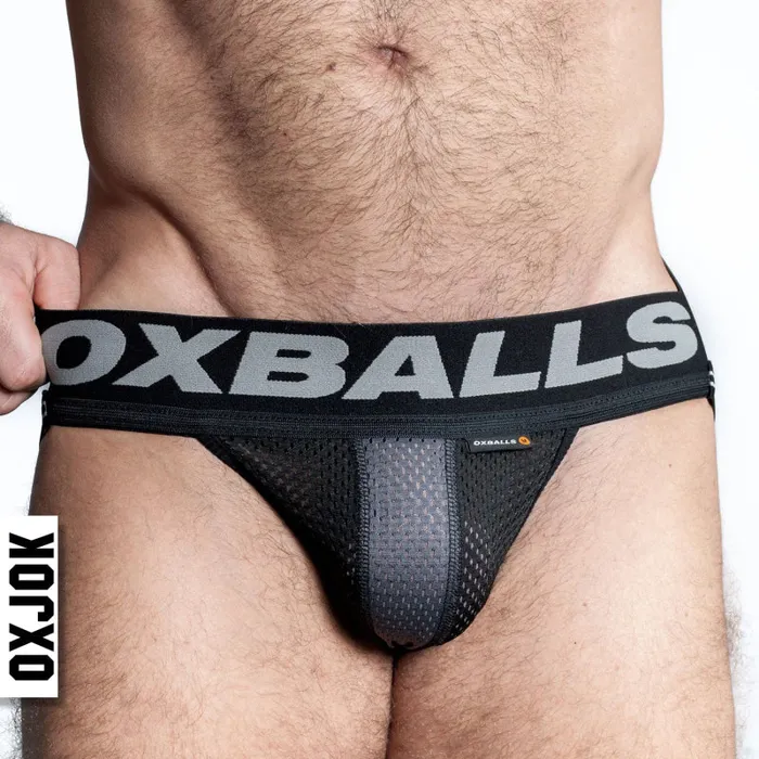 Airmesh Upthrust Slider-Strap Jock Tar Black Small | Oxjok Anal Airmesh Upthrust Slider-Strap Jock Tar Black Small | Oxjok Anal