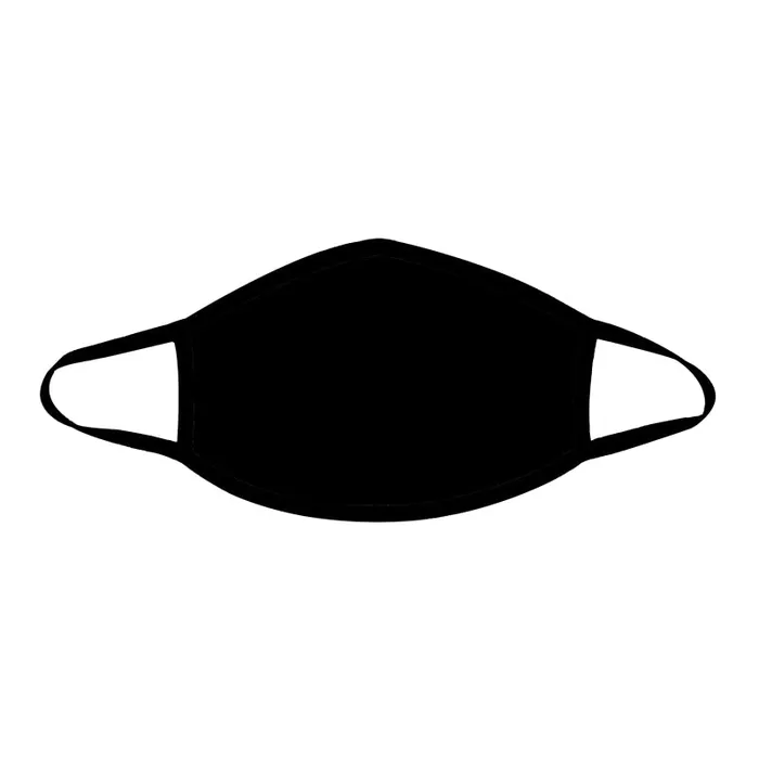 Anal Neva Nude All Black Face Mask With Black Trim