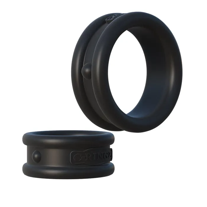 Anal | Pipedream Fantasy C-Ringz Max Width Silicone Rings - Black