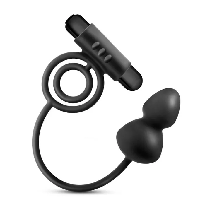 Blush Novelties Male Sex Toys Anal Adventures Platinum Silicone Anal Ball W C Ring Black Blush Novelties Male Sex Toys Anal Adventures Platinum Silicone Anal Ball W C Ring Black