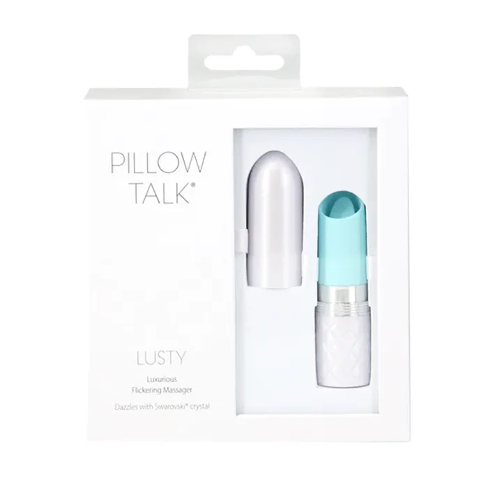 BMS Vibrators | Pillow Talk Lusty Flickering Massager W/ Crystal