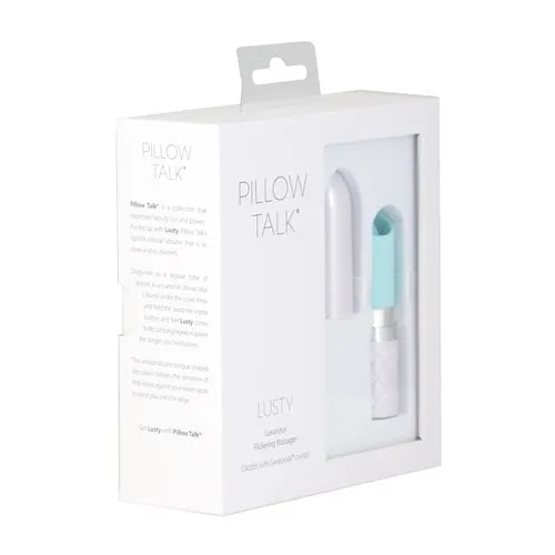 BMS Vibrators | Pillow Talk Lusty Flickering Massager W/ Crystal