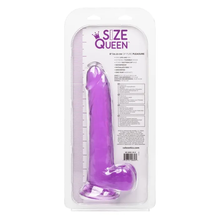 Calexotics Anal | Size Queen 8 Inch - Purple Calexotics Anal | Size Queen 8 Inch - Purple