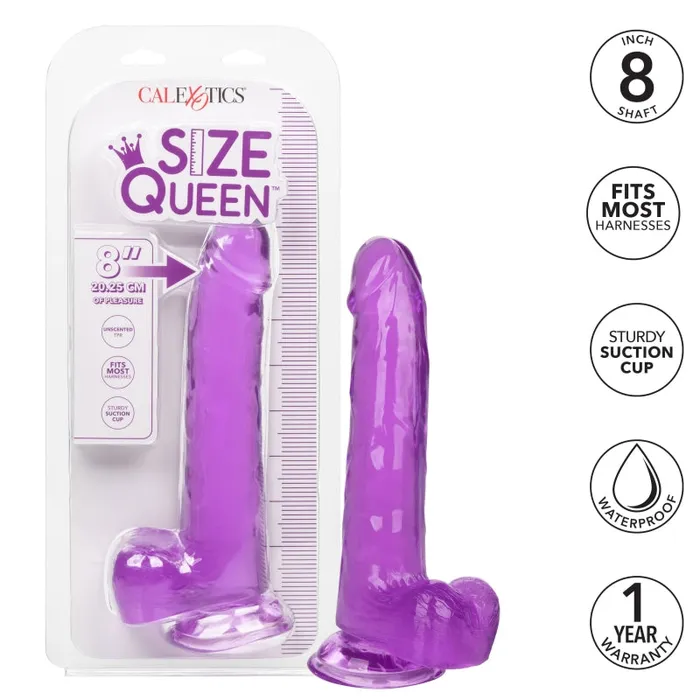Calexotics Anal | Size Queen 8 Inch - Purple Calexotics Anal | Size Queen 8 Inch - Purple