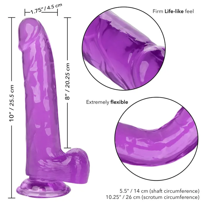 Calexotics Anal | Size Queen 8 Inch - Purple Calexotics Anal | Size Queen 8 Inch - Purple