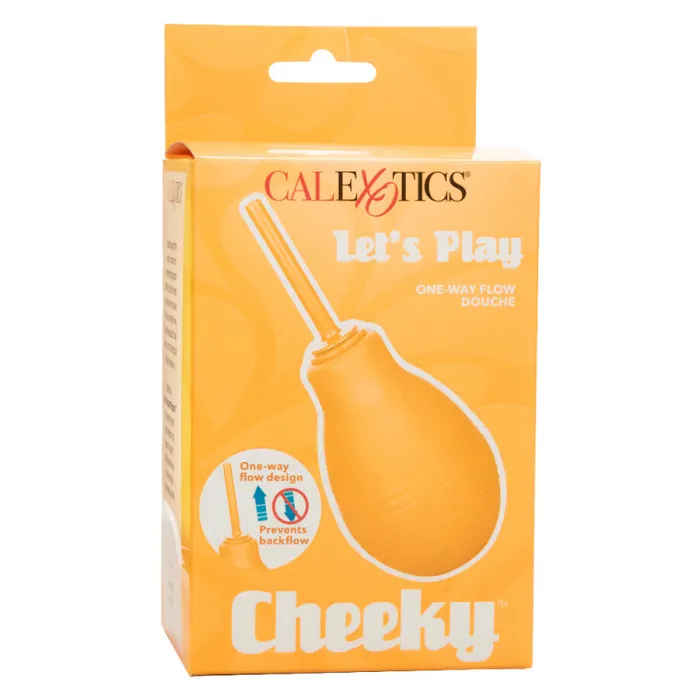 Calexotics Male Sex Toys | Cheeky One-Way Flow Douche - Orange Calexotics Male Sex Toys | Cheeky One-Way Flow Douche - Orange