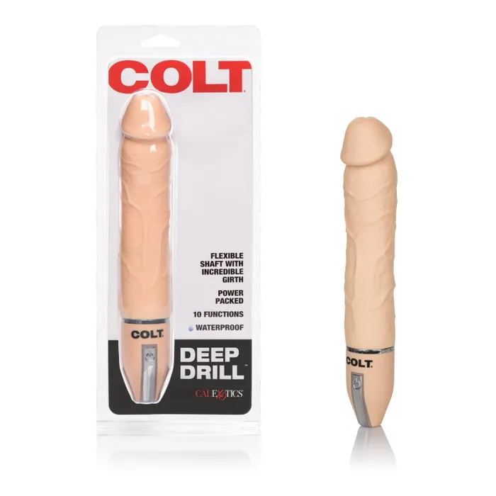 CalExotics Male Sex Toys | Colt Deep Drill - Ivory CalExotics Male Sex Toys | Colt Deep Drill - Ivory