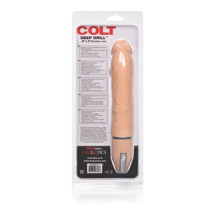 CalExotics Male Sex Toys | Colt Deep Drill - Ivory CalExotics Male Sex Toys | Colt Deep Drill - Ivory