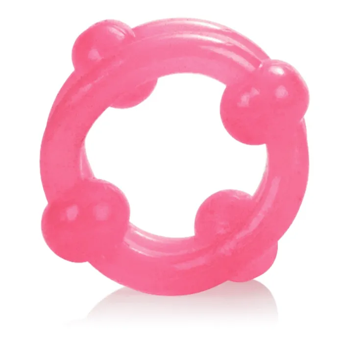 CalExotics Vibrators | Island Rings - Double Stacker - Pink CalExotics Vibrators | Island Rings - Double Stacker - Pink