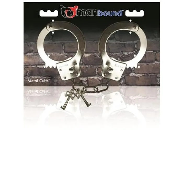 Couples Manbound Metal Cuffs Sportsheets