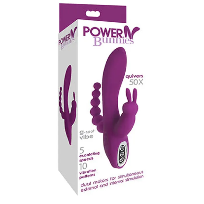 Curve Toys Power Bunnies Quivers 10x - Violet | Male Sex Toys Curve Toys Power Bunnies Quivers 10x - Violet | Male Sex Toys