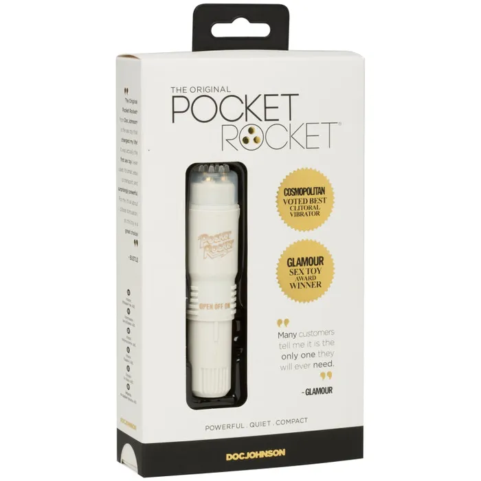 Doc Johnson Male Sex Toys | The Original Pocket Rocket - White Doc Johnson Male Sex Toys | The Original Pocket Rocket - White