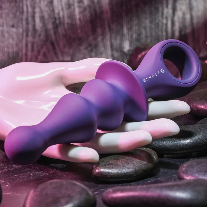 Evolved Novelties Anal | Gender X 12-Speed Vibrating Ring Pop Plug