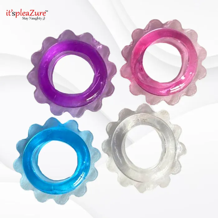 ItspleaZure Male Sex Toys | Itspleazure Silicone Flower Penis Sex Rings
