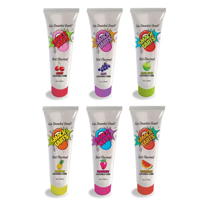 Little Genie Smack Tarts - Sour Strawberry - Sour Strawberry Flavoured Lubricant - 120 ml Tube | Lubricants