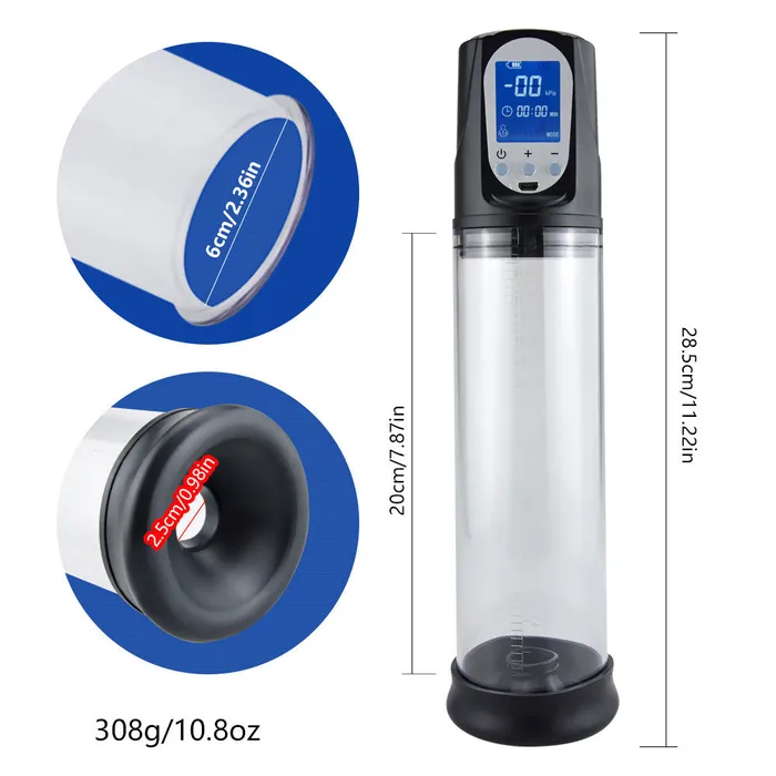 Lusty Age Male Sex Toys | Electric Penis Enlargement Vacuum Pump