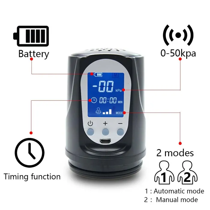 Lusty Age Male Sex Toys | Electric Penis Enlargement Vacuum Pump