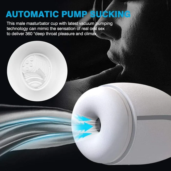 Lusty Age Stroker with Suction & Vibration Heating for Men Masturbation | Male Sex Toys