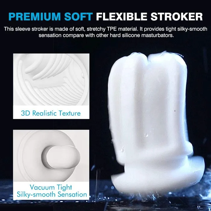 Lusty Age Stroker with Suction & Vibration Heating for Men Masturbation | Male Sex Toys
