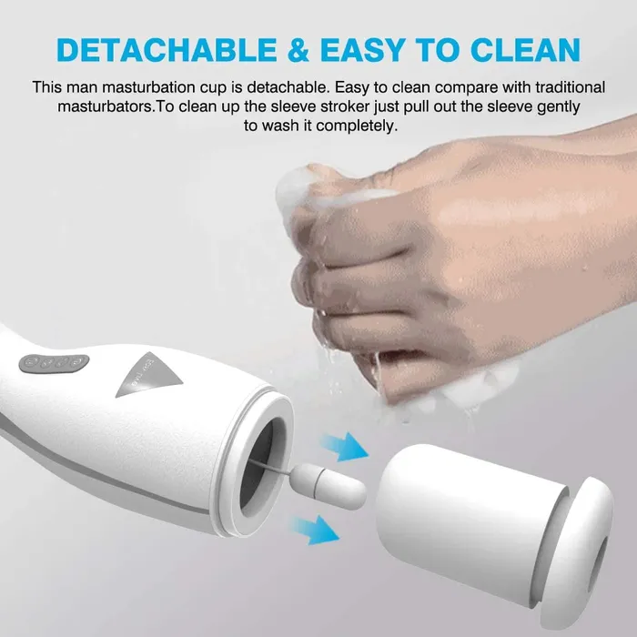 Lusty Age Stroker with Suction & Vibration Heating for Men Masturbation | Male Sex Toys