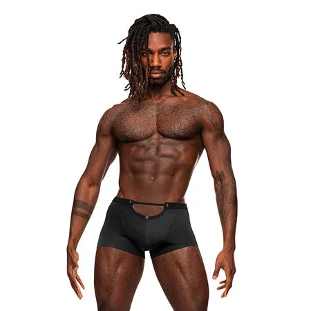 Male Power Magnificence Mini Short Black M Male Power Lingerie Anal