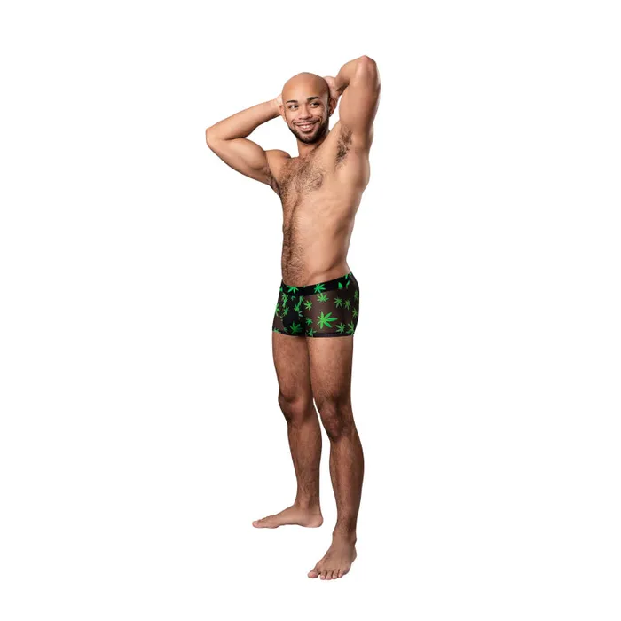 Male Power Male Sex Toys | Hazy Dayz - Pouch Short - Small - Pot Leaf Male Power Male Sex Toys | Hazy Dayz - Pouch Short - Small - Pot Leaf