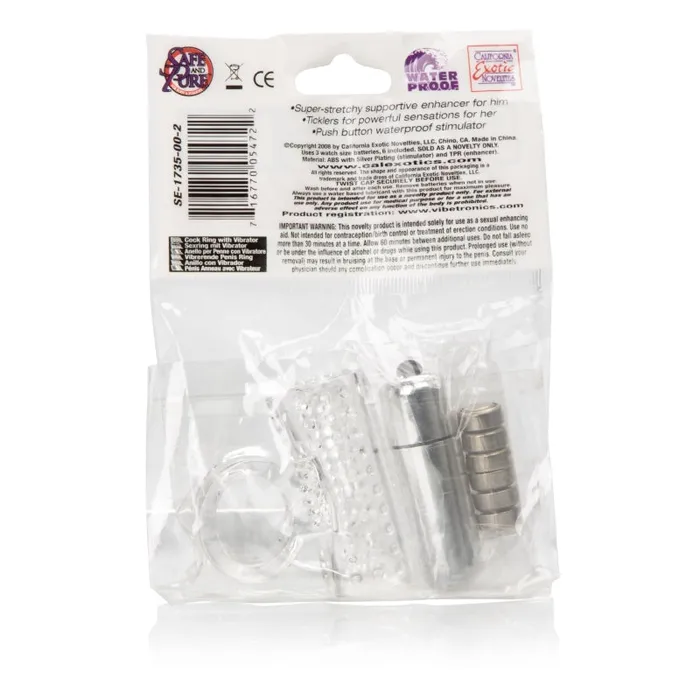 Male Sex Toys | Basic Vibrating Enhancer - CalExotics Male Sex Toys | Basic Vibrating Enhancer - CalExotics