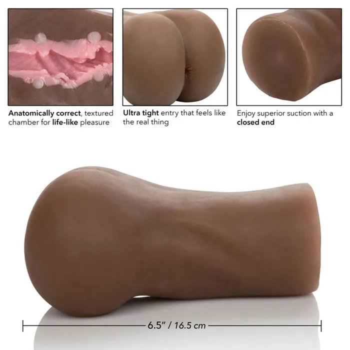 Male Sex Toys | CalExotics Stroke It Ass - Brown Male Sex Toys | CalExotics Stroke It Ass - Brown