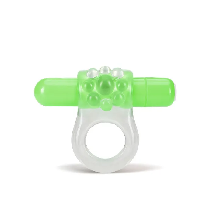 Male Sex Toys Eden Eden Green Soft Stretchy Nubs Vibrating Cock Ring