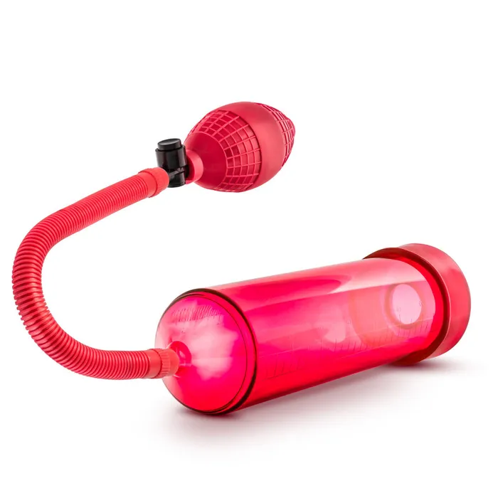 Male Sex Toys | Eden Professional-Grade 8.5 Inch Vacuum Erection System Penis Pump for Enhanced Performance - Red - Eden