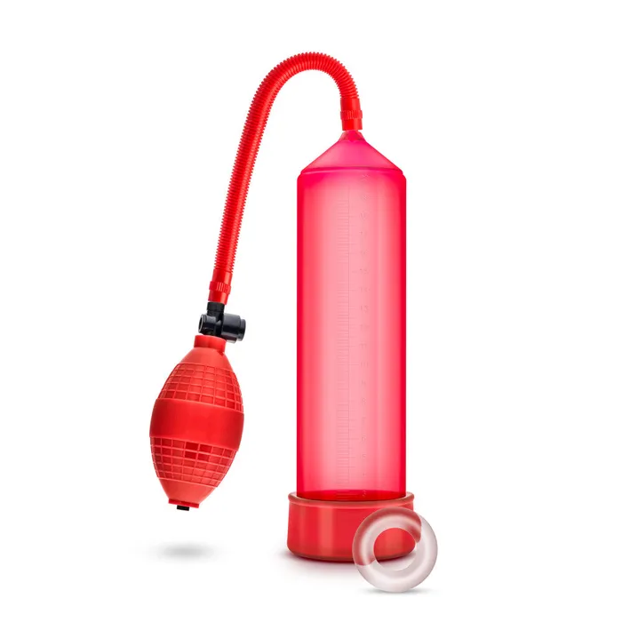 Male Sex Toys | Eden Professional-Grade 8.5 Inch Vacuum Erection System Penis Pump for Enhanced Performance - Red - Eden