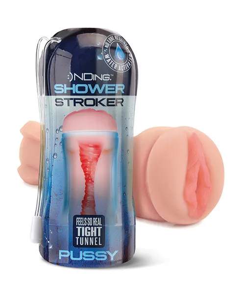 Male Sex Toys | Global Novelties Shower Stroker Pussy - Ivory