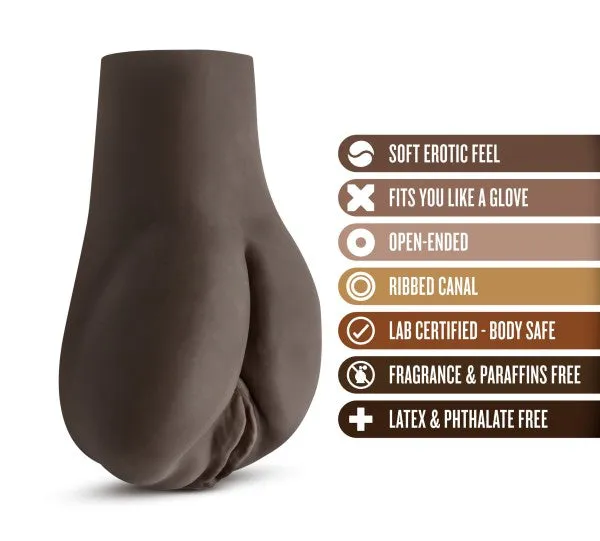 Male Sex Toys | Hot Chocolate Doggy Style Deanna Vibrating Realistic Masturbator Chocolate - Blush Novelties Male Sex Toys | Hot Chocolate Doggy Style Deanna Vibrating Realistic Masturbator Chocolate - Blush Novelties