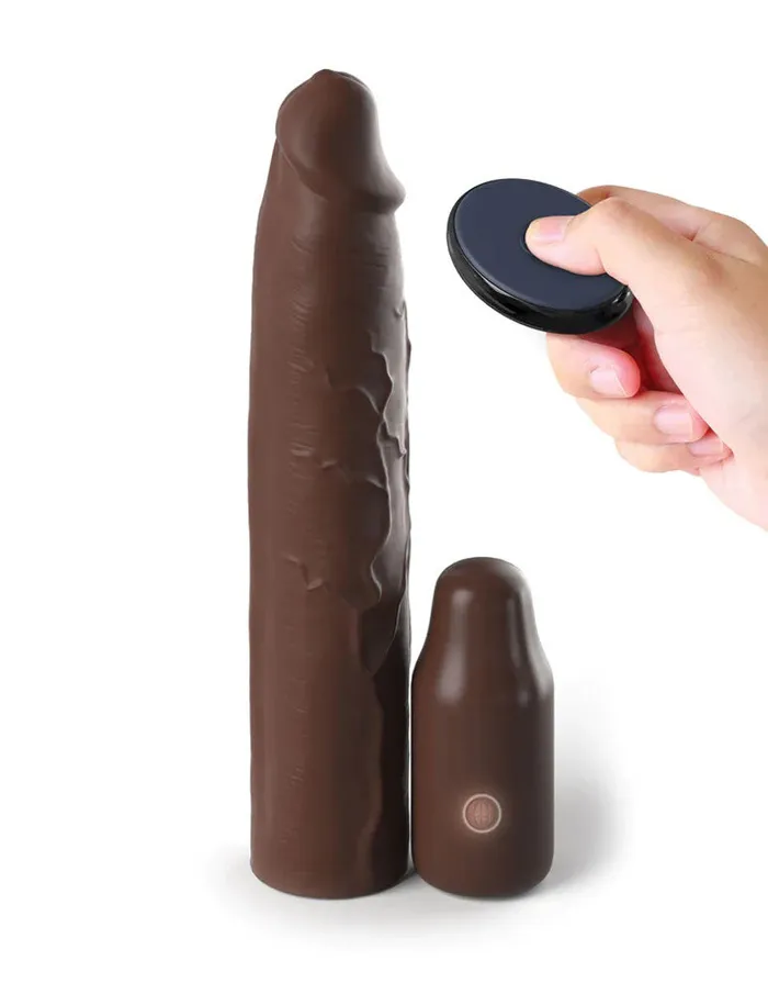 Male Sex Toys Pipedream Fantasy XTensions Elite 9 Inch Sleeve Vibrating 3 Inch Plug With Remote Male Sex Toys Pipedream Fantasy XTensions Elite 9 Inch Sleeve Vibrating 3 Inch Plug With Remote