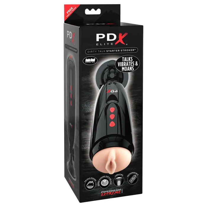 Male Sex Toys | Pipedream Pdx Elite Dirty Talk Starter Stroker Male Sex Toys | Pipedream Pdx Elite Dirty Talk Starter Stroker