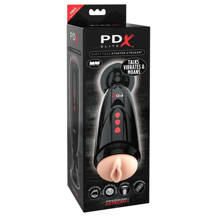 Male Sex Toys | Pipedream Pdx Elite Dirty Talk Starter Stroker Male Sex Toys | Pipedream Pdx Elite Dirty Talk Starter Stroker