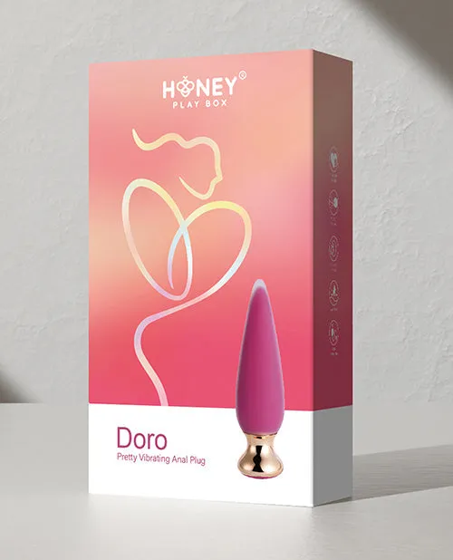 Male Sex Toys | Uc Global Trade INChoney Play B Doro Plus Vibrating Anal Plug With Remote Control - Pink