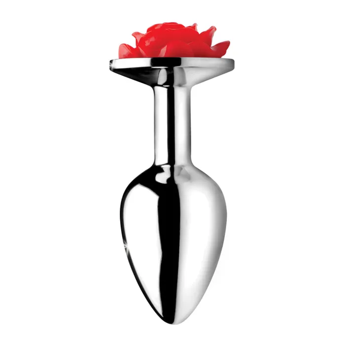 Male Sex Toys | XR Brands Booty Sparks Red Rose Anal Plug - Medium Male Sex Toys | XR Brands Booty Sparks Red Rose Anal Plug - Medium