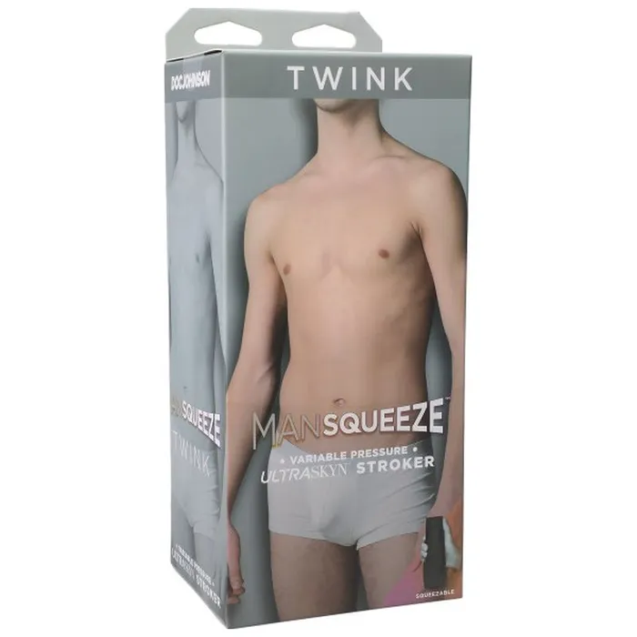 Man Squeeze Male Sex Toys | Twink UltraSkyn Stroker Ass Vanilla